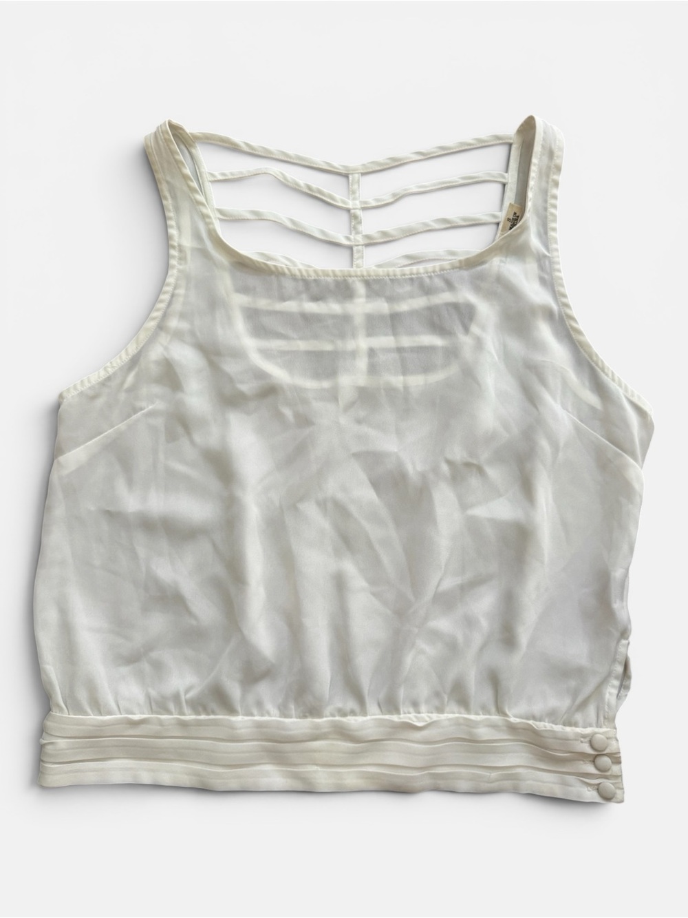 Liberty Love White Strappy Back Camisole